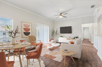 Spacious two bedroom layout